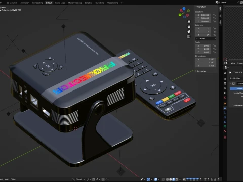 Portable Projector 3D Model