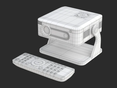 Portable Projector 3D Model