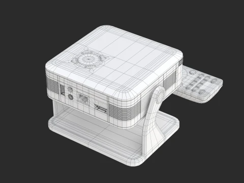 Portable Projector 3D Model