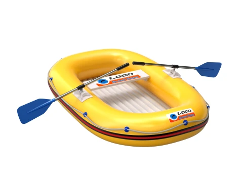 Small Inflatable Boat 3D Model