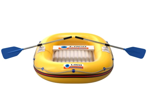 Small Inflatable Boat 3D Model