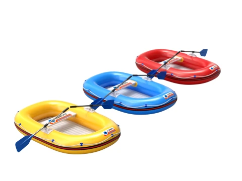Small Inflatable Boat 3D Model