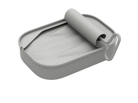 Animated sardine can 3D Model