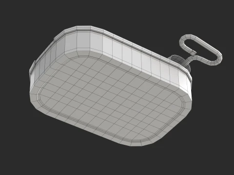 Animated sardine can 3D Model