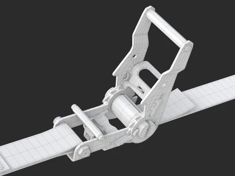 Ratchet Buckle 3D Model