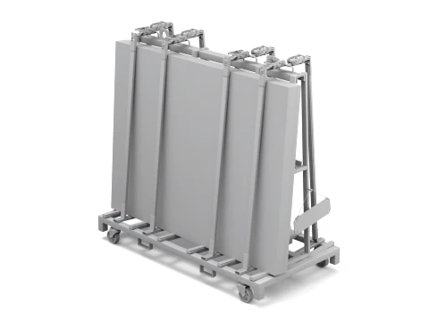 Glass Trolley 3D Model
