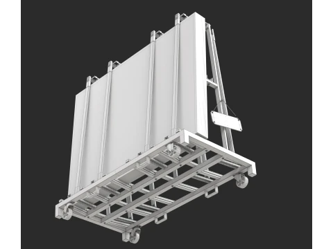 Glass Trolley 3D Model