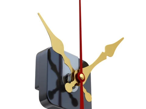 Wall Clock Mechanism 3D Model