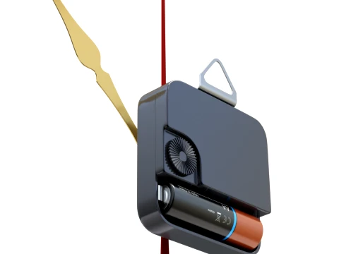 Wall Clock Mechanism 3D Model