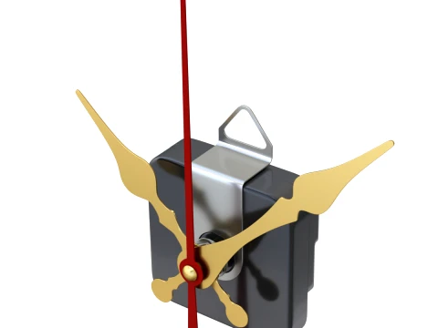 Wall Clock Mechanism 3D Model