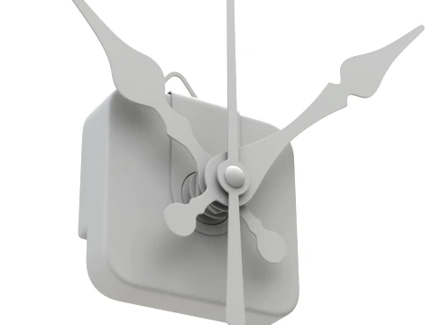 Wall Clock Mechanism 3D Model