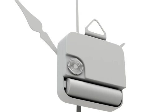 Wall Clock Mechanism 3D Model