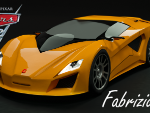 Fabrizio from Cars 2 Modèle 3D