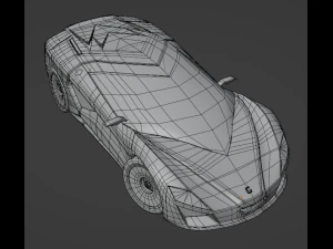 Fabrizio from Cars 2 3D Model