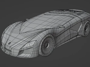 Fabrizio from Cars 2 3D Model