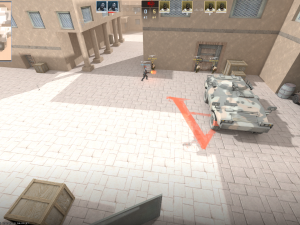 Desert Camp Soldier Front CS2 Map Modello 3D