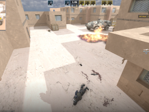 Desert Camp Soldier Front CS2 Map Modello 3D