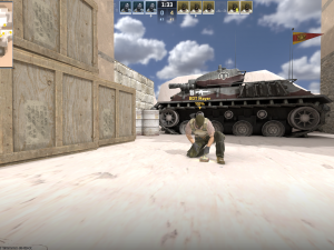 Desert Camp Soldier Front CS2 Map Modello 3D