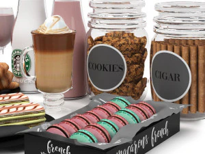 Breakfast Set 02 3D Model