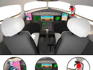 Private jet 3D Model