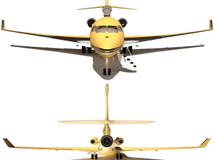 Private jet 3D Model