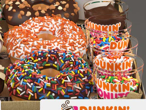 Donuts-Set 3D Modell