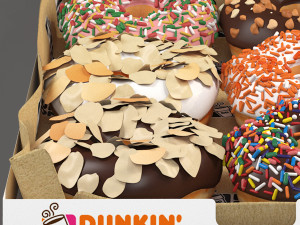 Dounts set 3D Model