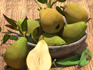 Fruit set 3D Model