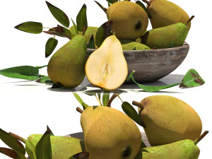 Fruit set 3D Model