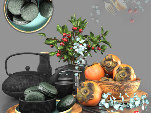 Tableware set 3D Model