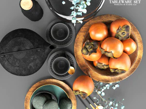 Set di stoviglie Modello 3D
