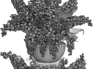 Lilac bouquet 3D Model