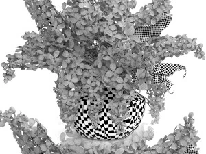 Lilac bouquet 3D Model