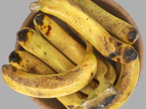 Bowl of fruit bananas 3D मॉडल