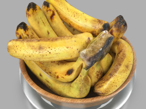Bowl of fruit bananas 3D मॉडल