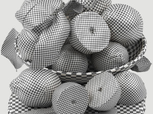 Bowl of lemons 3D Модель