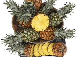 Bowl of pineapples Modelo 3D