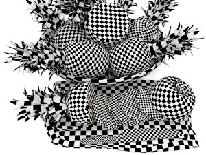 Bowl of pineapples Modelo 3D