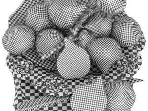 Plate of figs fruit 3D Model