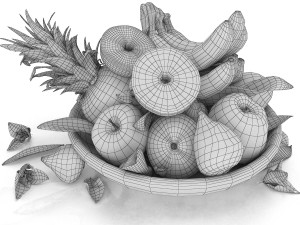TROPICAL FRUITS 3D 模型