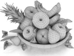 TROPICAL FRUITS 3D Model
