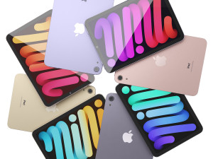 Apple ipad mini 3Dモデル