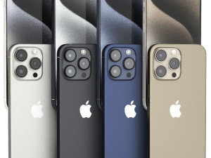 Apple iphone 15 pro max 3D 模型