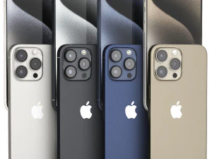 Apple iphone 15 pro max Modelo 3D