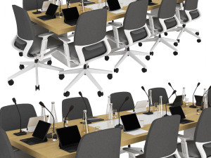 Conference table 3D Model