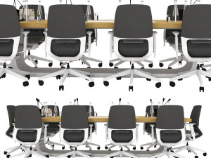 Mesa de confer&ecirc;ncia Modelo 3D