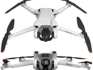 Drone dji mini 3 3D मॉडल