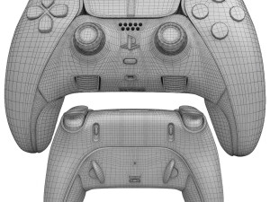 Sony PlayStation 5 DualSense Edge Controller Modello 3D