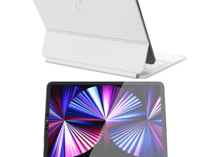 White magic keyboard ipad pro 129 3D Model