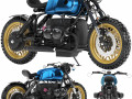 Blue motorcycle Modelo 3D